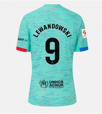 Barcelona Robert Lewandowski #9 Replica Third Stadium Shirt 2023-24 Short Sleeve